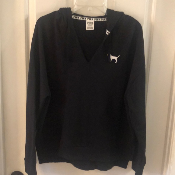 PINK Victoria's Secret Jackets & Blazers - Victoria’s Secret PINK V-neck Hoodie Jacket